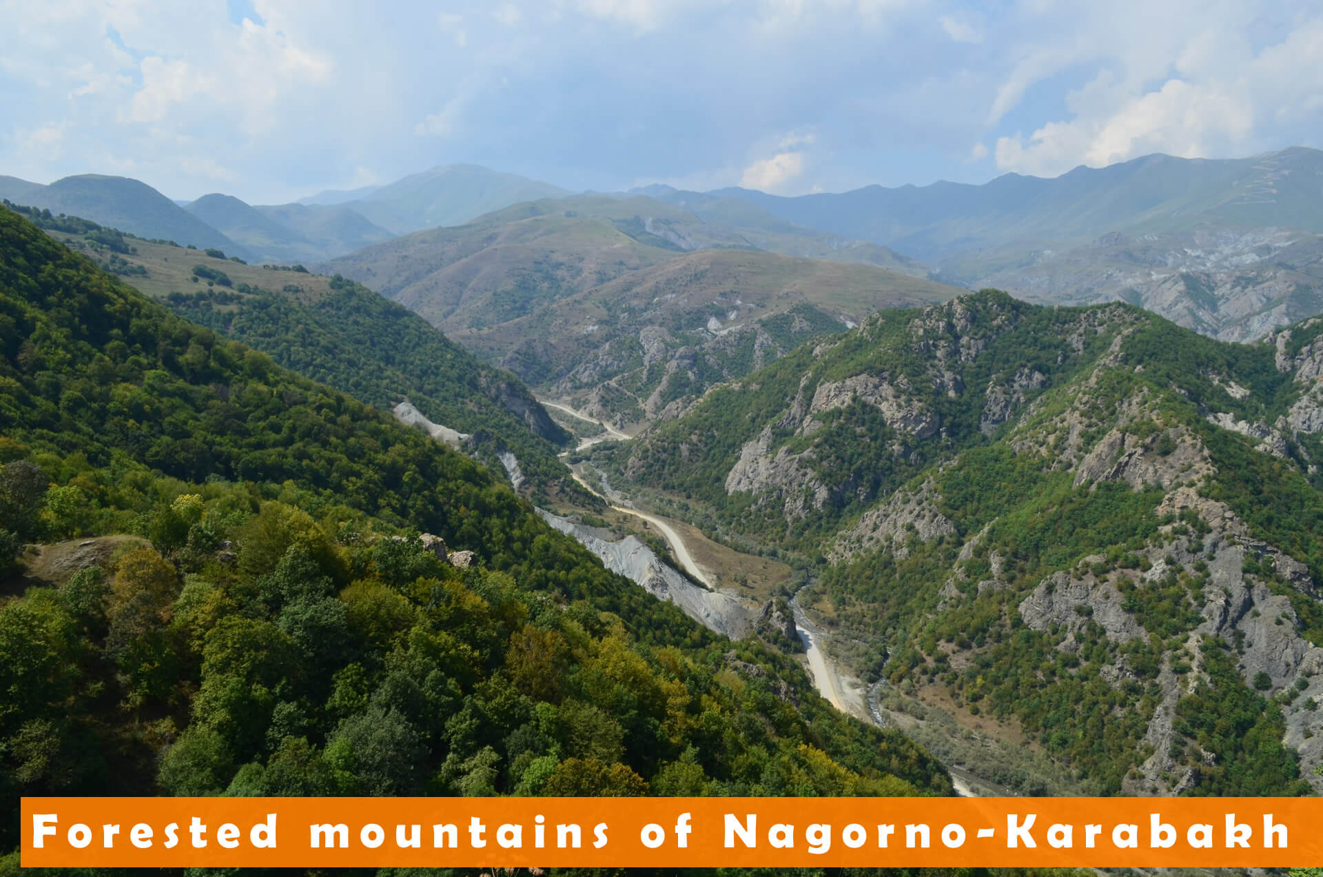 Forested mountains of Nagorno-Karabakh